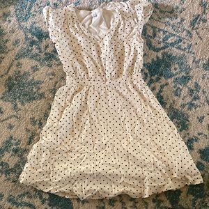 Polka dot flutter sleeve Old Navy dress